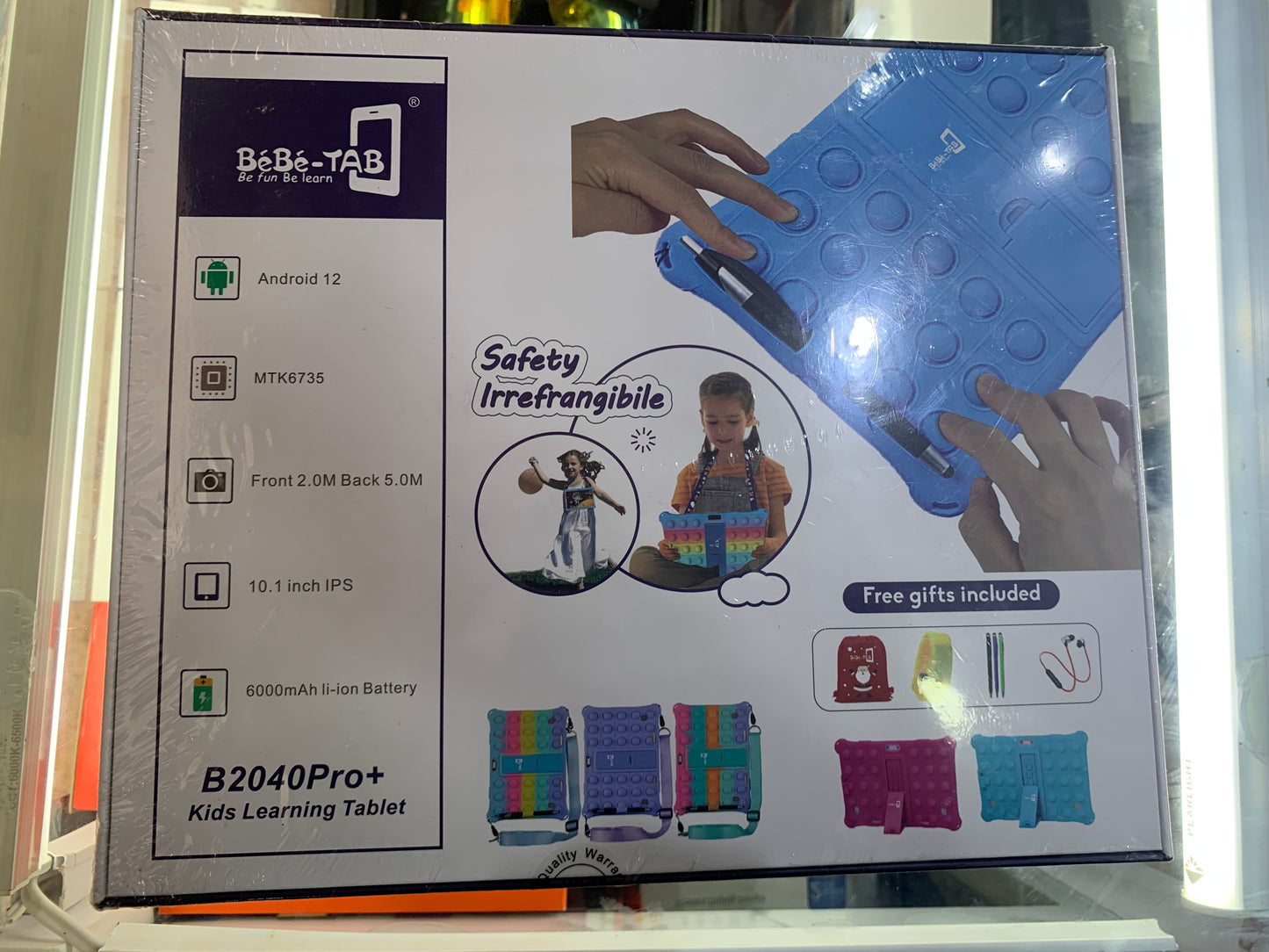 Bebe TAB B-2040 Pro+ Dual SIM Kids Tablet 6GB, 256GB 6000mAh