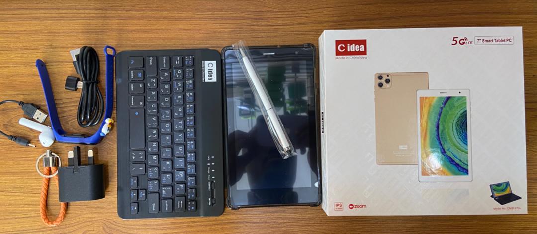 All-in-One Wonder: C Idea 7" Tablet PC Bundle with Smartwatch, Earbuds, Pen, OTG & Keyboard