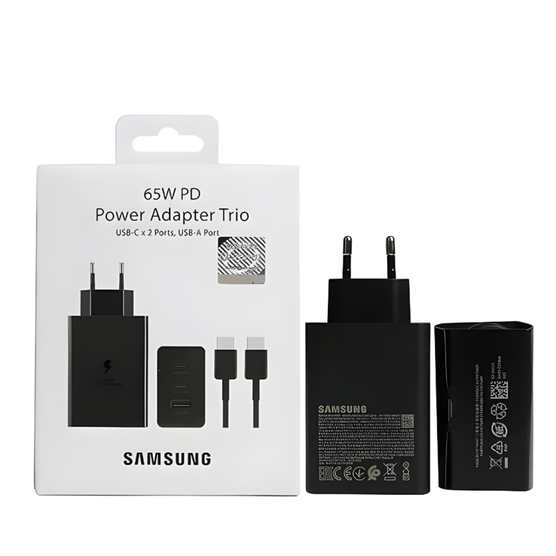 Samsung 65W PD Power Adapter outlet Trio