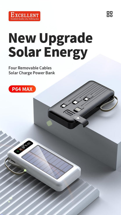 EXCELLENT P-64 max 20,000mAh solar power bank