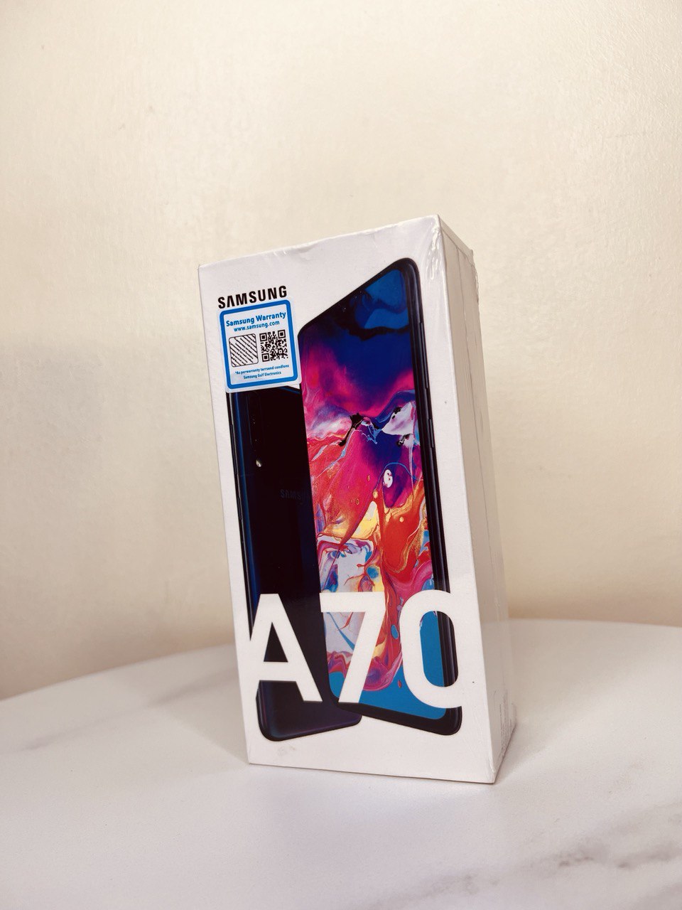 Samsung-Smartphone Galaxy A70 A7050, mobile phone, 6 GB/8 GB RAM, 128 GB ROM, Dean Octa Core processor, 6.7 inch screen, 4 cameras, Snapdragon 675,