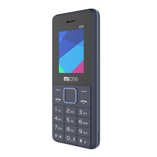 miOne AB6: Dual SIM, 1.77" Display, 1050mAh Battery, Digital Camera Stay Connected and Capture Memories 