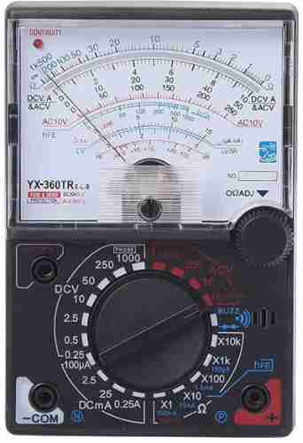 Analog Multimeter with Light and Buzzer - Versatile Analog Precision with Enhanced Features!