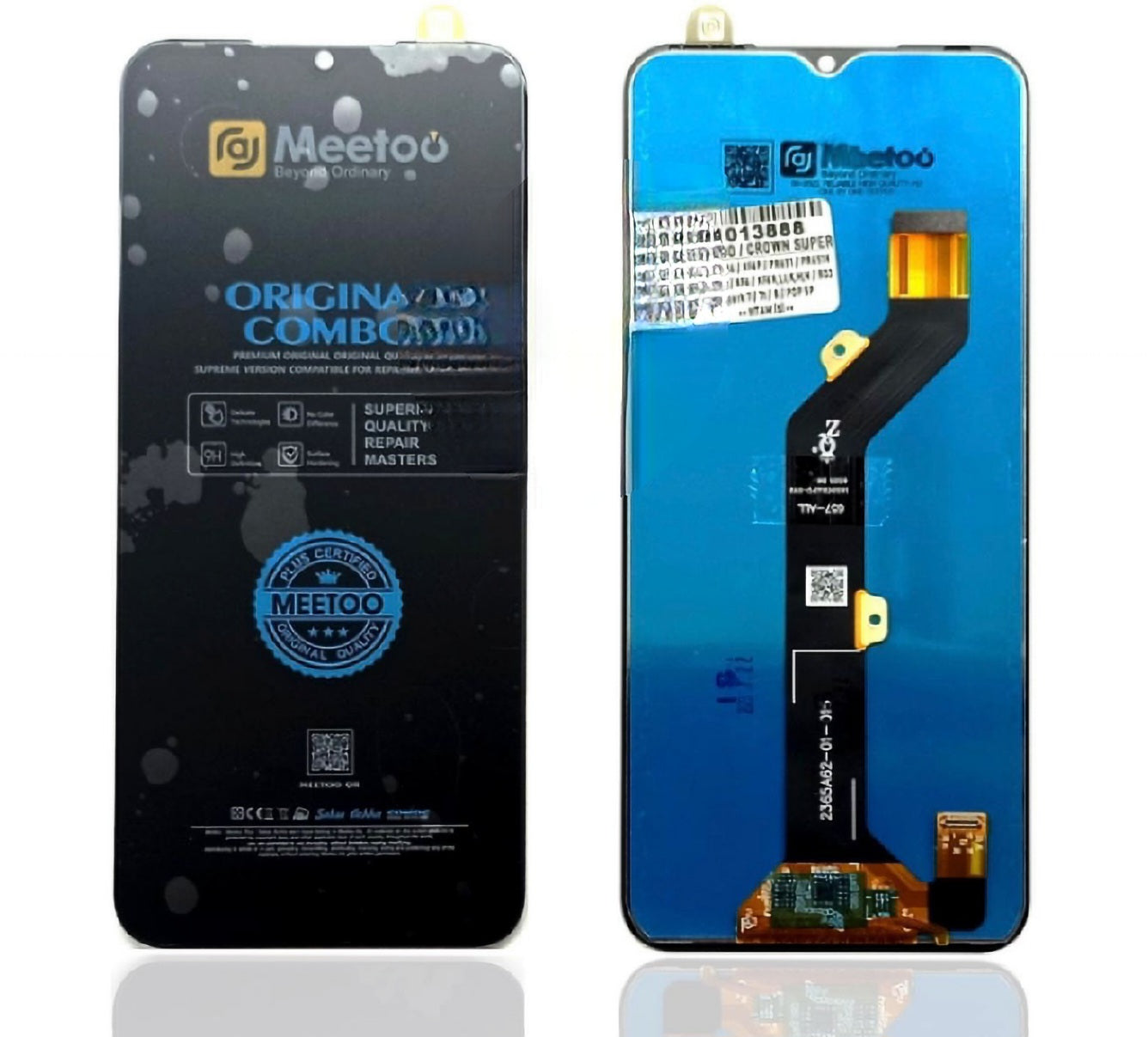 MeToo Tecno Spark 8-KG6 Original Complete Screen - Compatible with LCDs KG6K