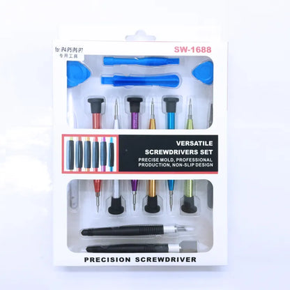 Versatile Screwdrivers Tool Set SW-1688 - 8-Piece Kit for Electronics Repairs