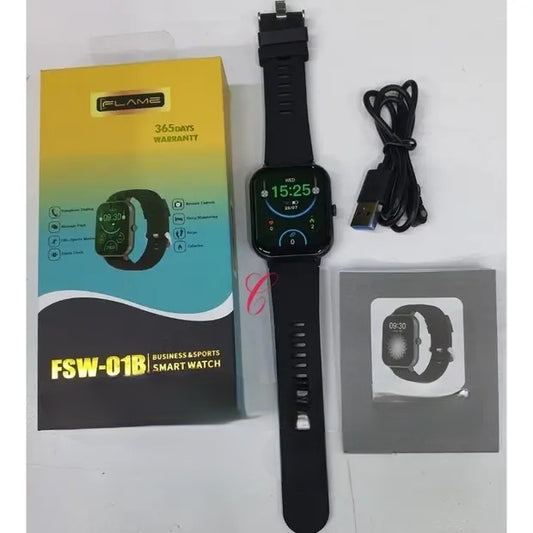 Frame FSW-01B Smartwatch: Health Tracking, Fitness Coaching, Stunning Display - Your All-Day Smart Assistant