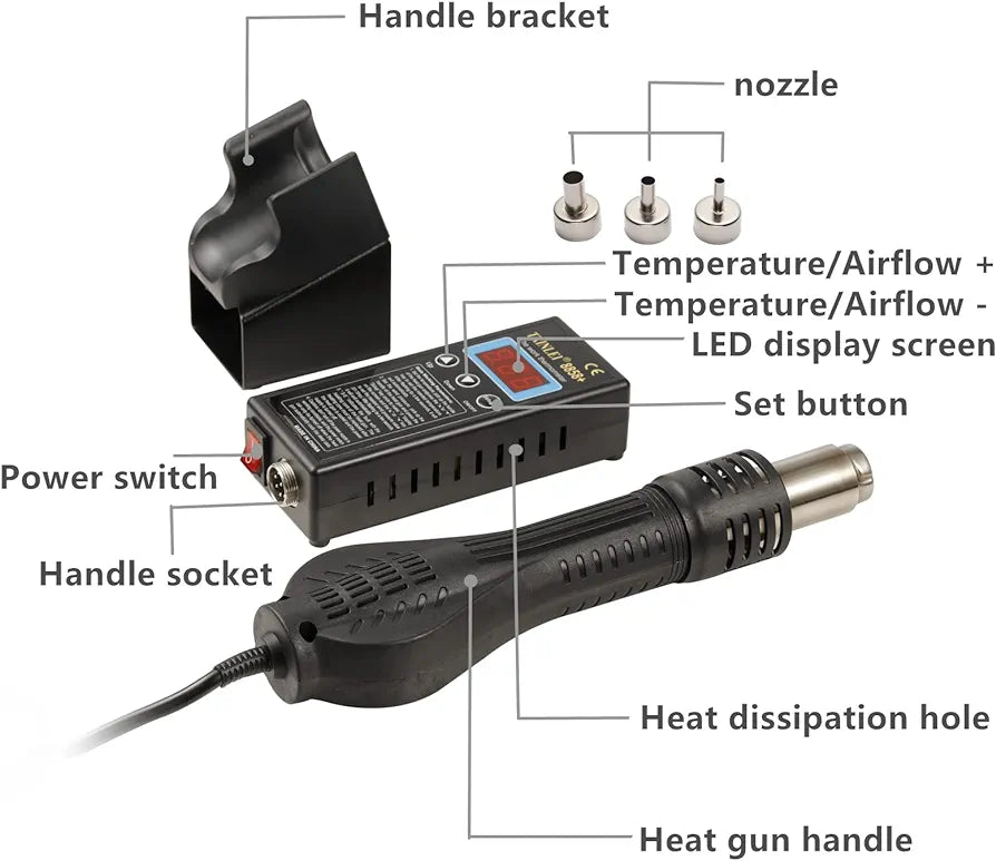 handheld portable Precision Hot Air Blower