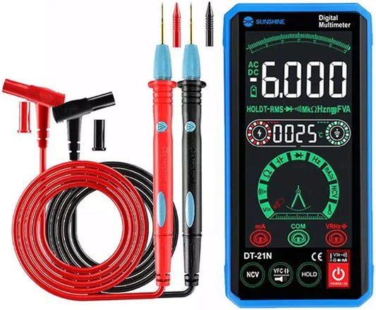 Sunshine DT-21N Digital Multimeter with Touch Screen - Intuitive Precision in Your Hands