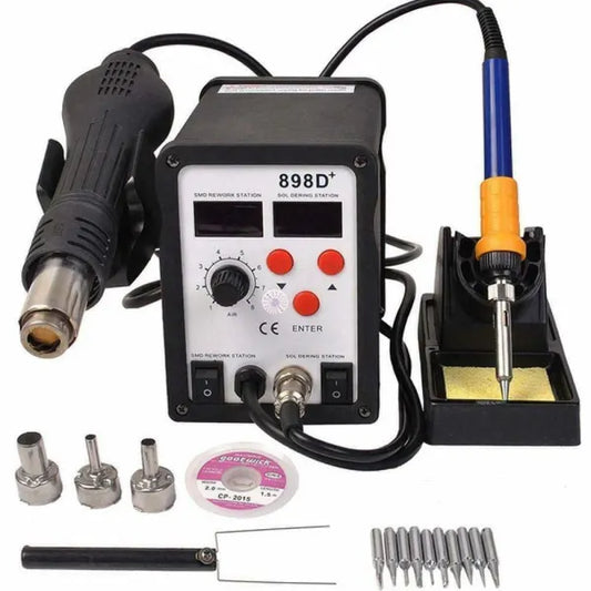 smd 2 in 1 blower and soldering iron smd 898d+