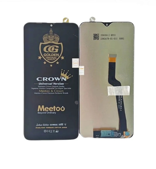 MeToo Samsung Galaxy A10 Original Complete Screen - Compatible with LCDs Samsung A10, SM-A105, M10, SM-M105