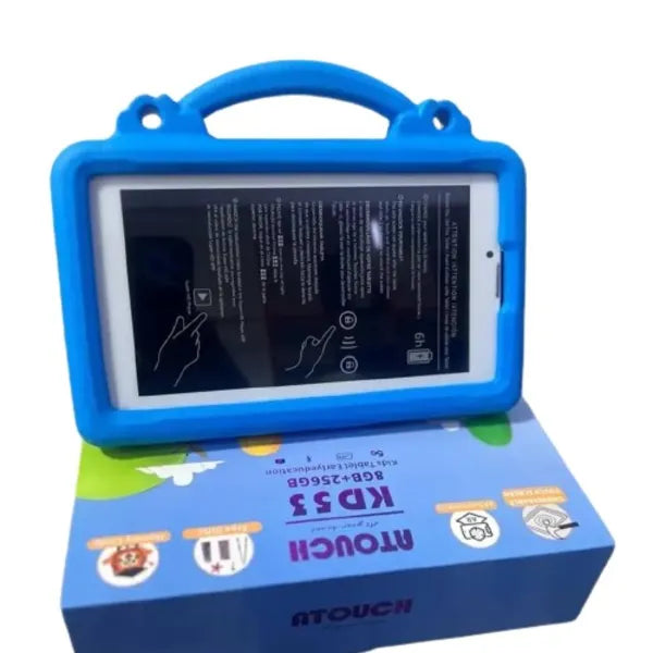 Atouch KD53 Kids Tablet 5G - 7" - 8GB RAM - 256GB ROM - Android 12 - WiFi - 3000mAh - Blue