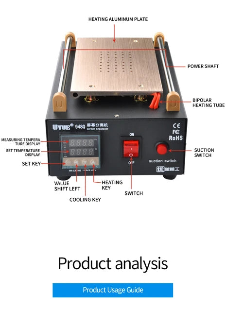 Uyue 948q screen separator