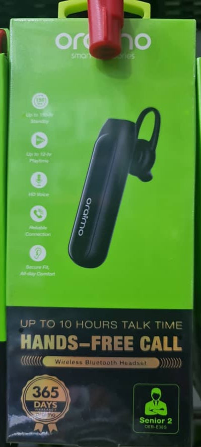 Oraimo Senior 2 bluetooth earphones: Talk Clear, Hear Loud (Wireless Headset)