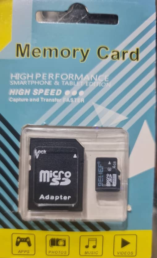 4GB High-Performance High-Speed Memory Card for Smartphones and Tablets"