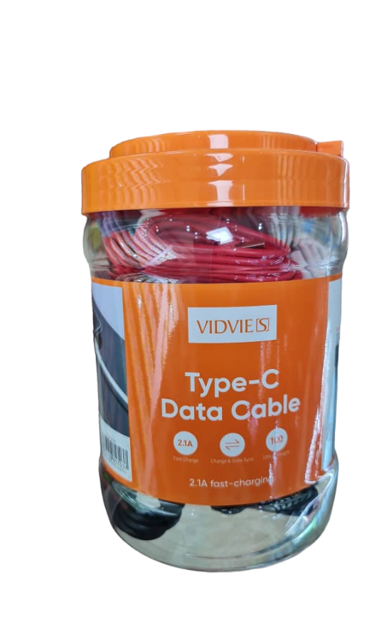 "Vidvie Type C Colorful Fast Charging Data Cable Set - Vibrant Performance and Connectivity"