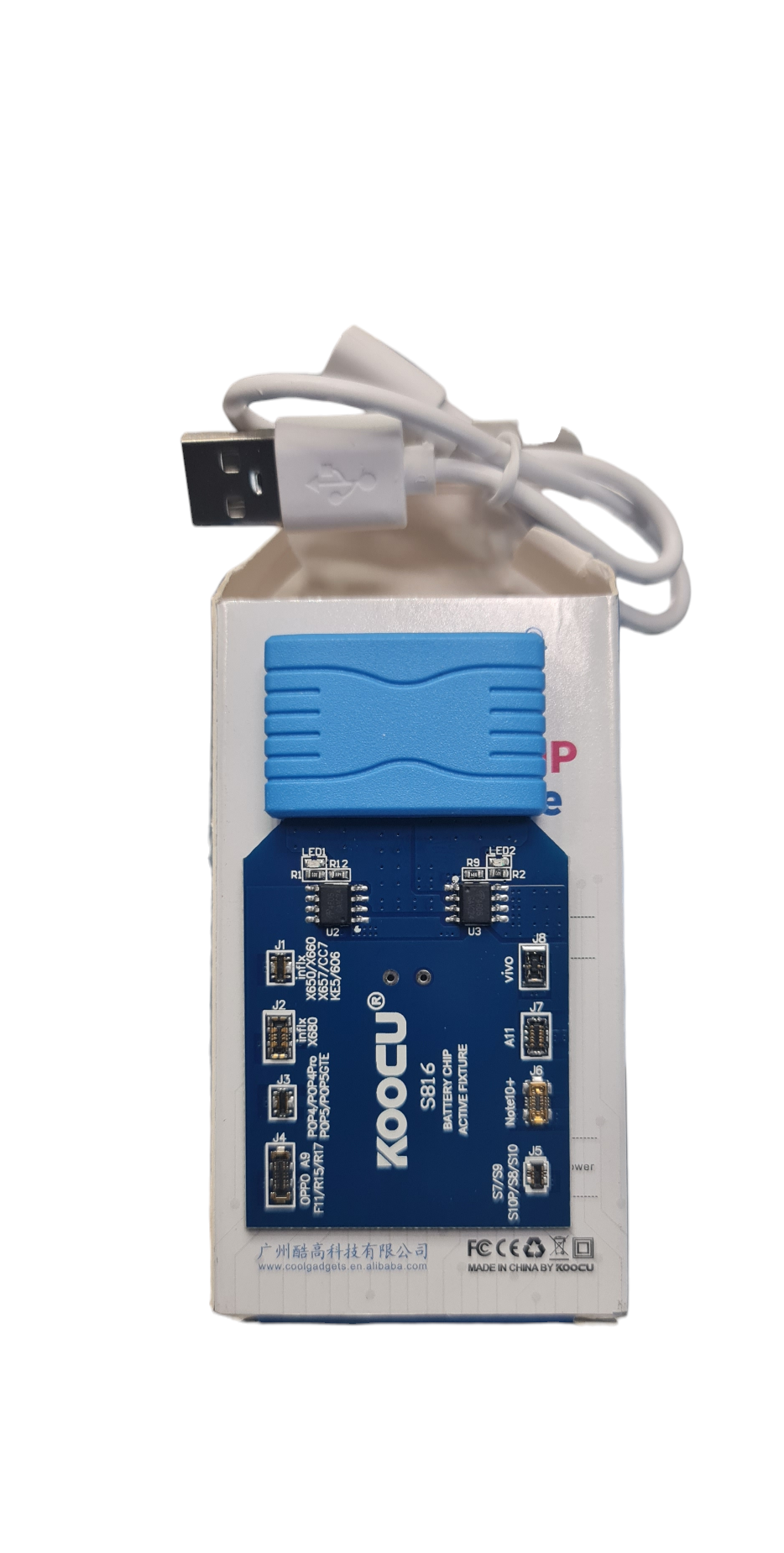 Koocu S816 Universal Direct Battery Charger (For OPPO, Vivo, Tecno, Samsung, Infinix, Itel Phones)