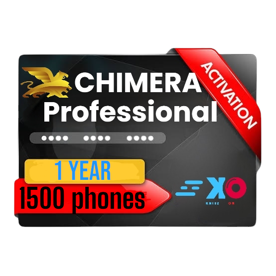 chimera tool PROFFESSIONAL 1 year activation username/ authenticator