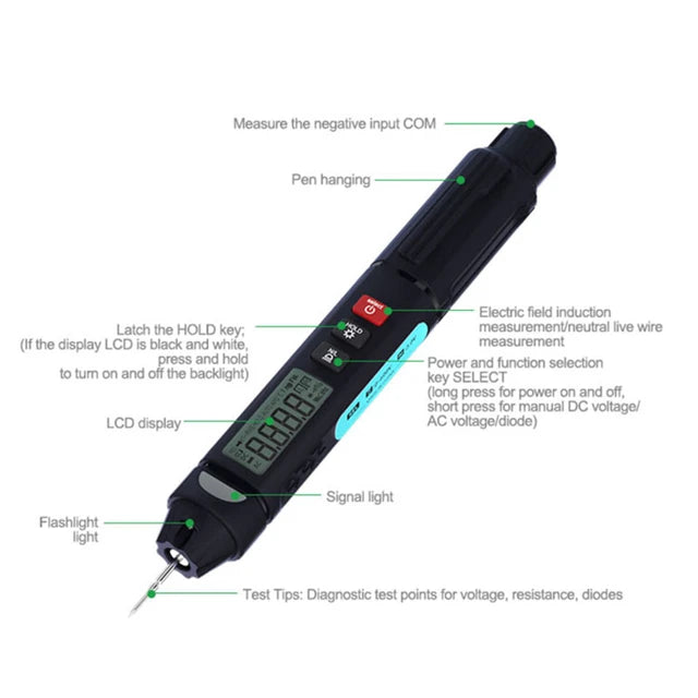 Relife DT-02 Smart Pen Type Multimeter