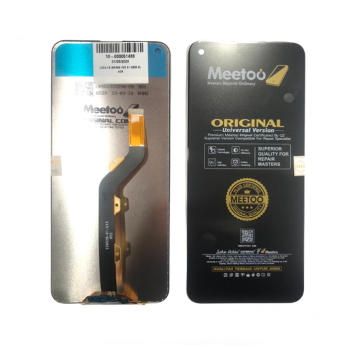 Genuine MeToo Tecno Hot 9 Full Screen Replacement - Compatible with LCDs X655, KD7, and More