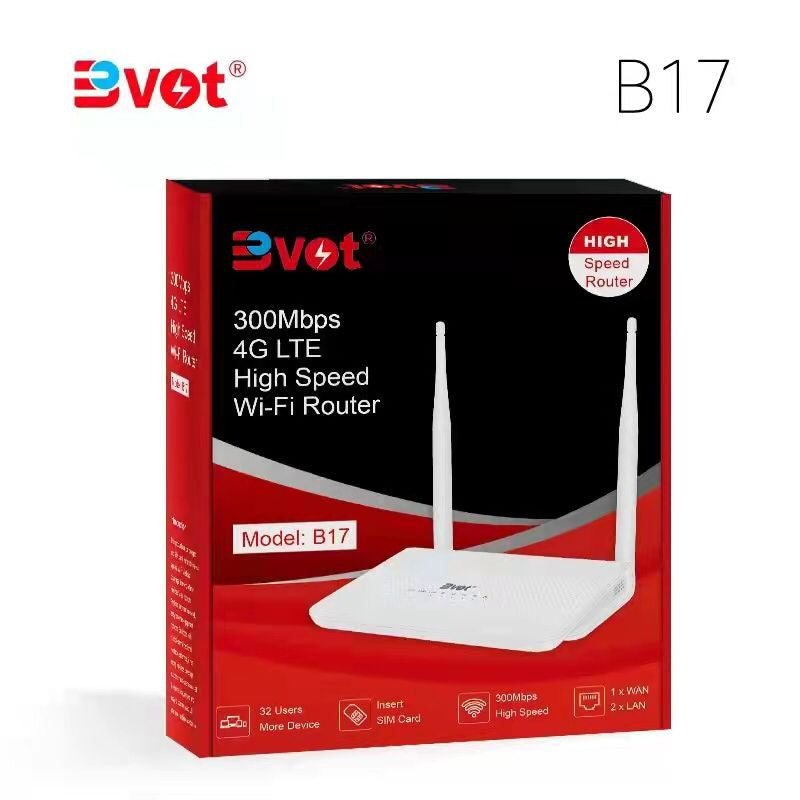 Bvot Router Bvot B17 300mbps Wifi Router 4G – kniezOn Uganda