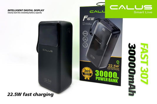 Calus Fast 307 30,000mAh power bank with 22.5w Fast Charging