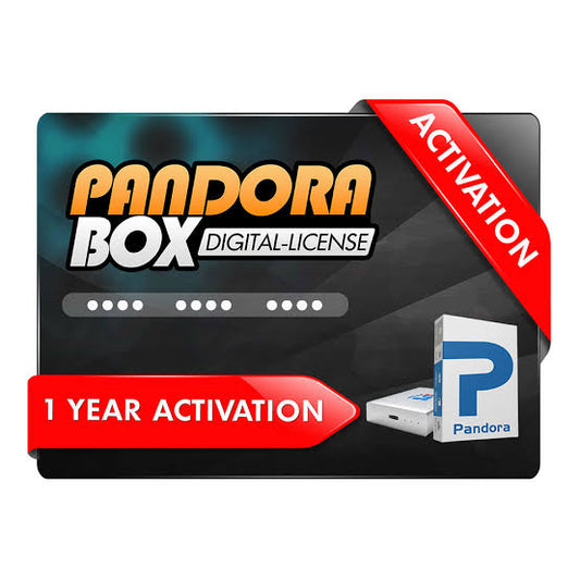 Pandora Box Digital Licence 1 Year Activation ( Box Is Not Needed)
