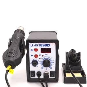 SMD 898D Rework Station - 2-in-1 Soldering Gun and Blower