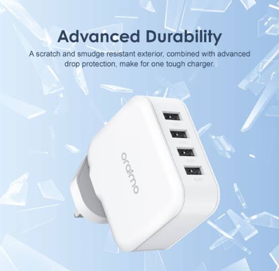 Oraimo Power Cube 4P – Compact Charging Hub for Your Devices