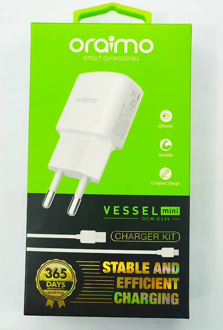 Oraimo Vessel Mini: Plug & Power (33W Wall Charger)