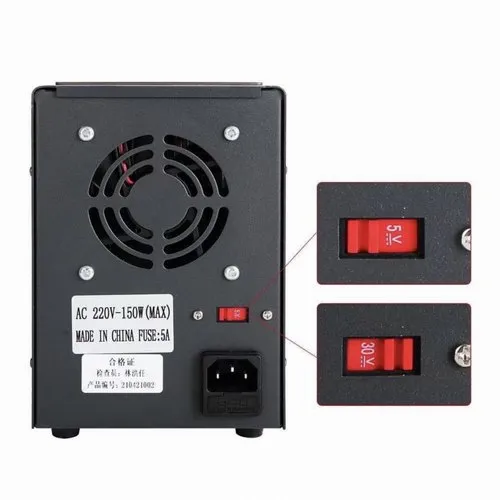Koocu 3005D+ DC Power Supply with Short Killer - Digital, High Precision, Multiple Protections