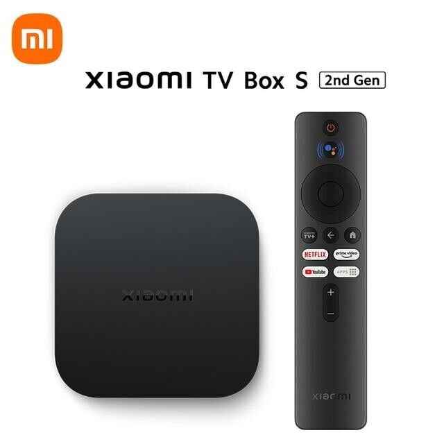 Xiaomi TV Box S 2nd Gen 4K Ultra HD 2GB/ 8GB Media Player For Android TV - Black