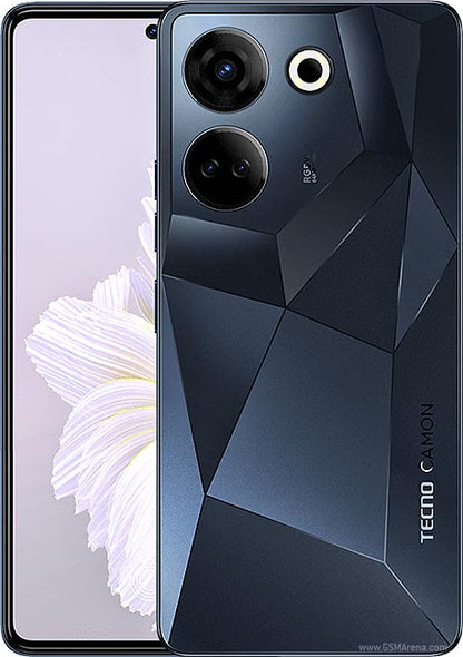 TECNO Camon 20 (CK6): Capture Stunning Photos, Ample Storage & In-Display Fingerprint Security (256GB, 8GB RAM)